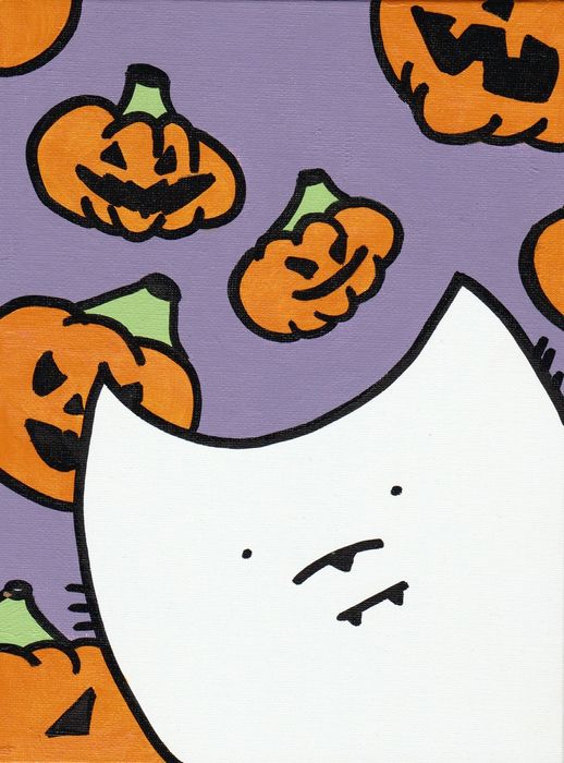 Halloweenowe koty rozycka_art