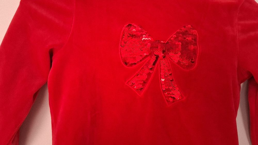 Bluza czerwona dla dziewczynki 110