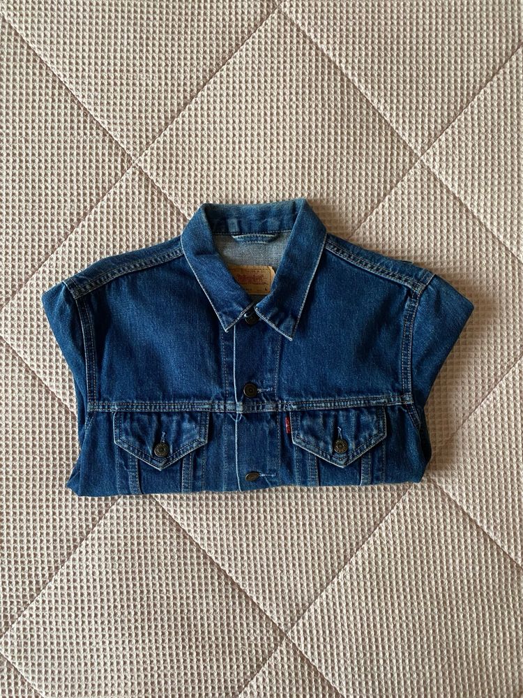casaco de ganga levi’s anos 90 tamanho L