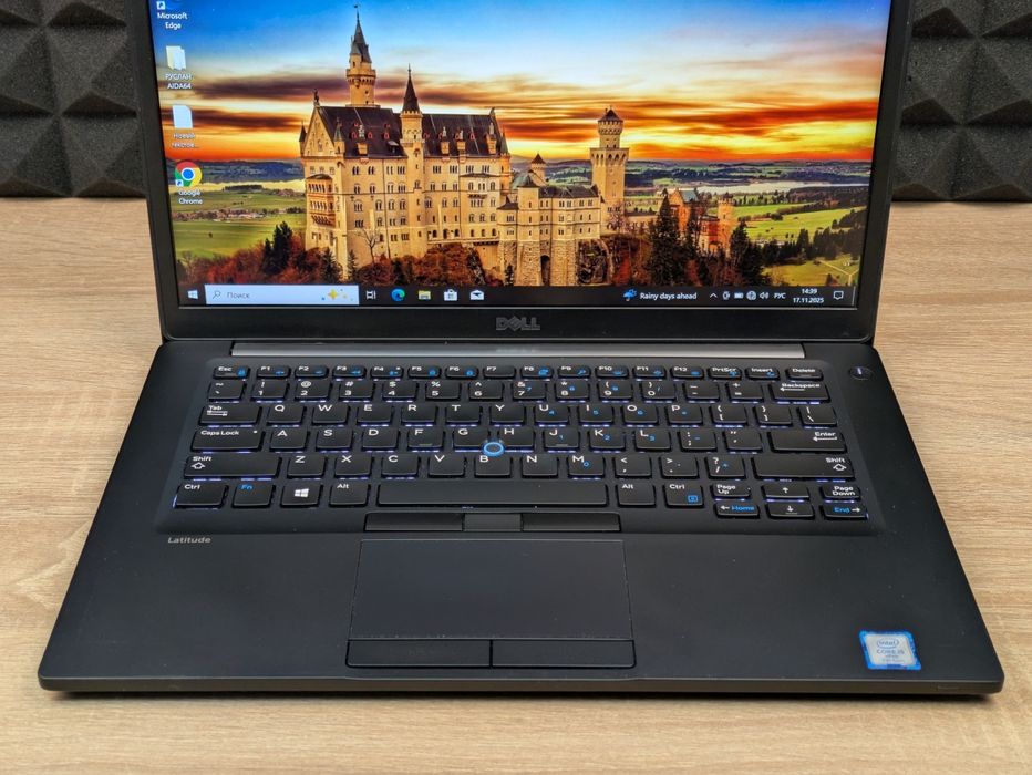 Ноутбук Dell 7480 Новий Акумулятор i5 7300u 8/256ssd 14.1 Full hd ips