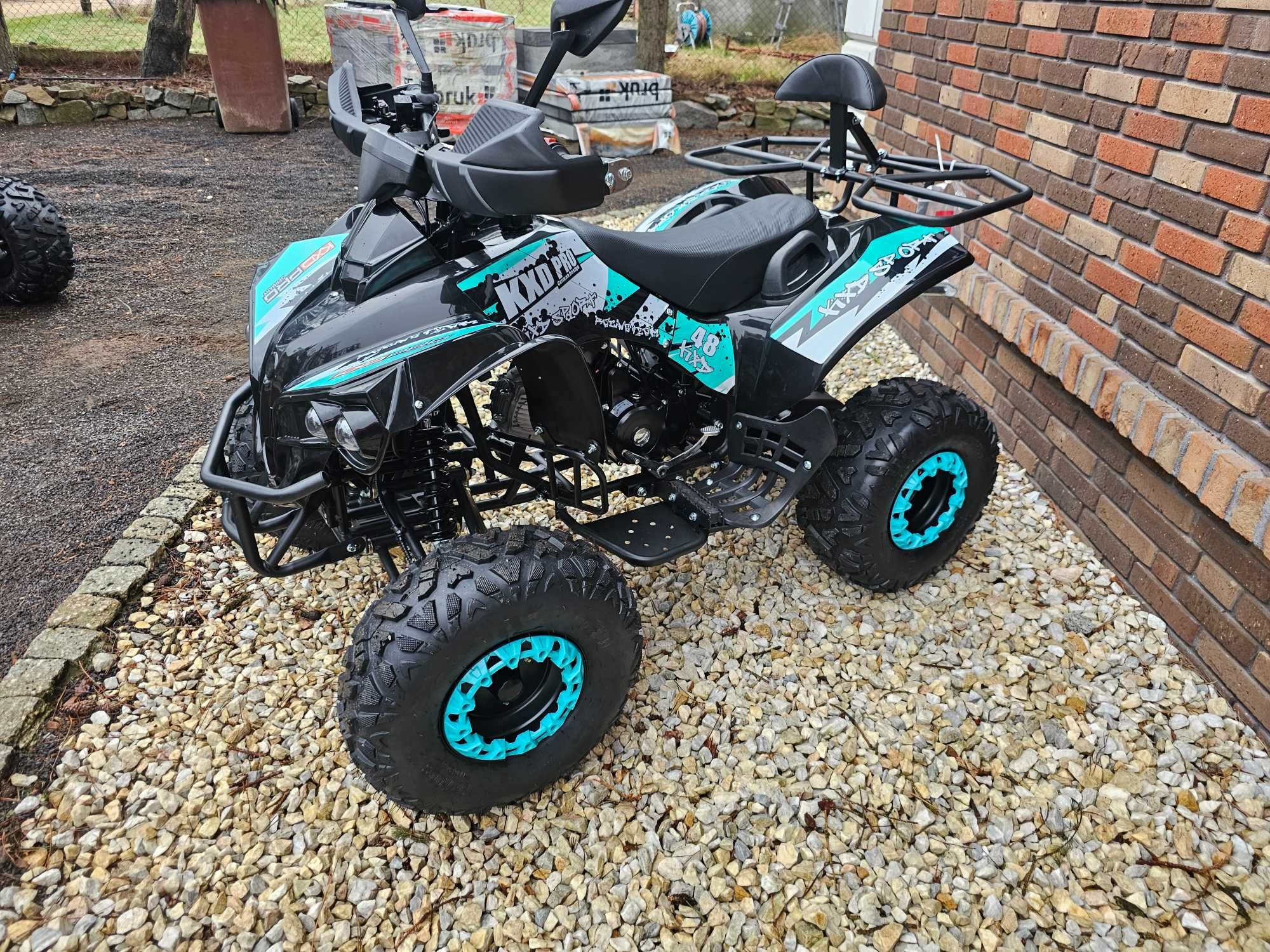 Quad ATV 125cc KXD Nowy z Niemiec XXL 8" waria pro RATY DOWÓZ full 110