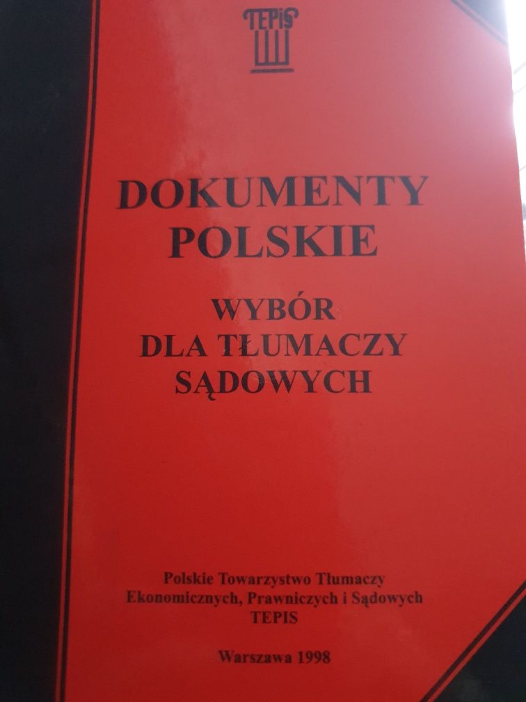 Dokumenty Polskie wybór dla tłumaczy sądowych Tepis