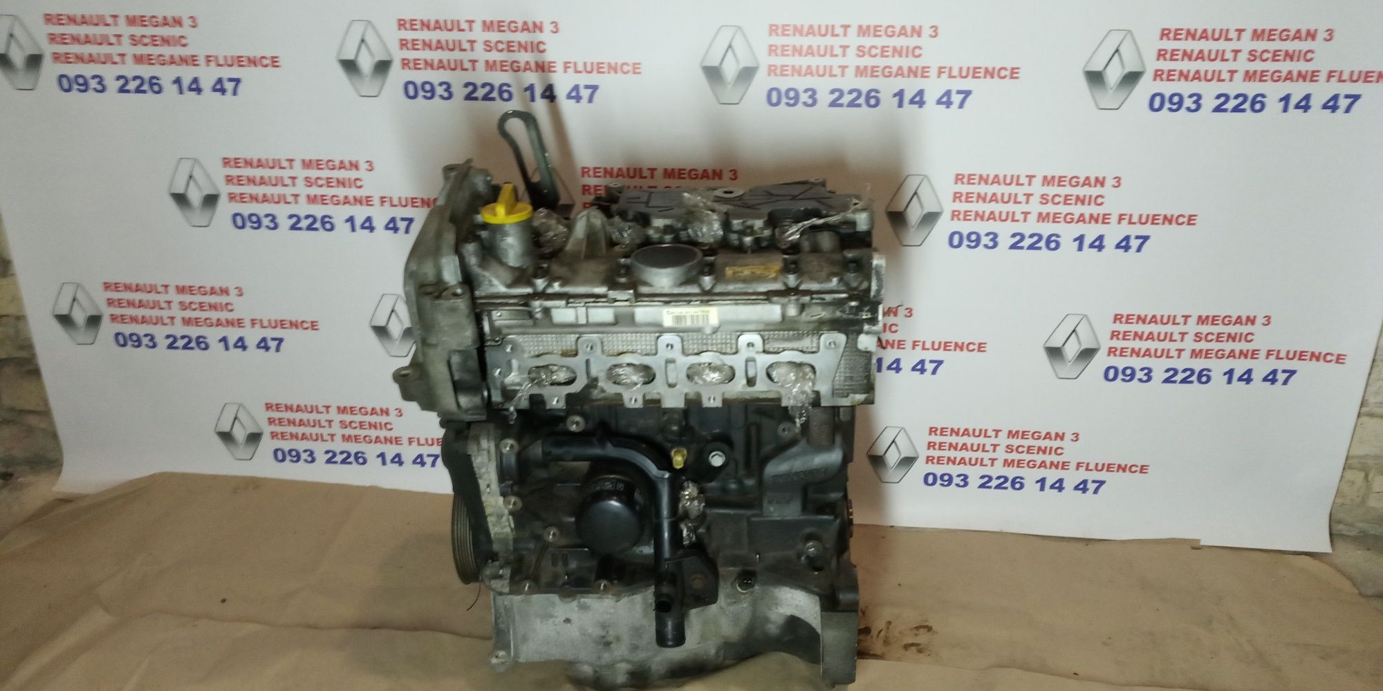 Мотор двигун K4MR858 1.6 бензин Рено Меган 3