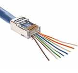 Złącze modularne 8P8C-RJ45 FTP kat.5e przelotowe 20szt