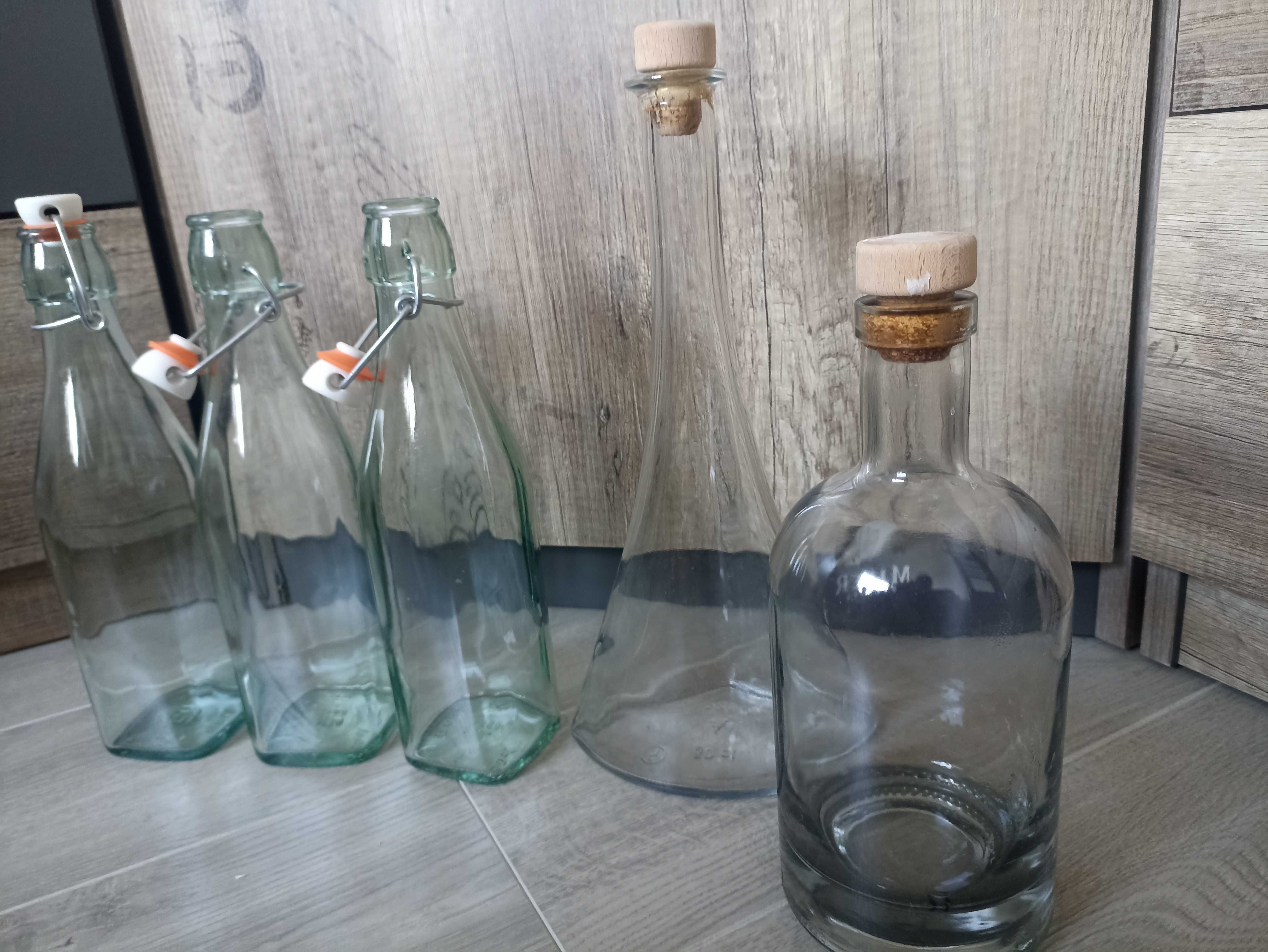 Butelki do nalewek 5 szt po 500 ml