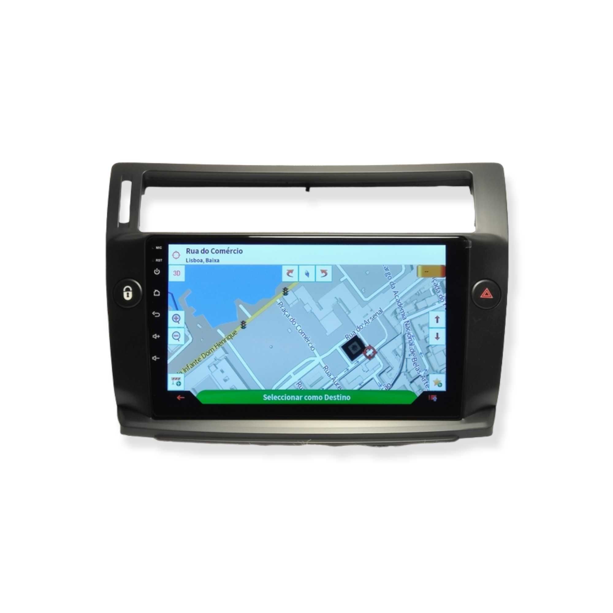 Rádio Android Citroen C4 -  – 2 DIN GPS WIFI - Preto