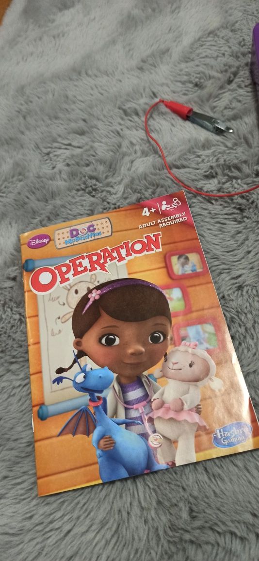 Gra Operacja doktor Dosia Hasbro Disney stan dobry