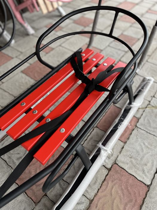 Санки Спрінтер дитячі сани з ручкою та ремінцем нові сани