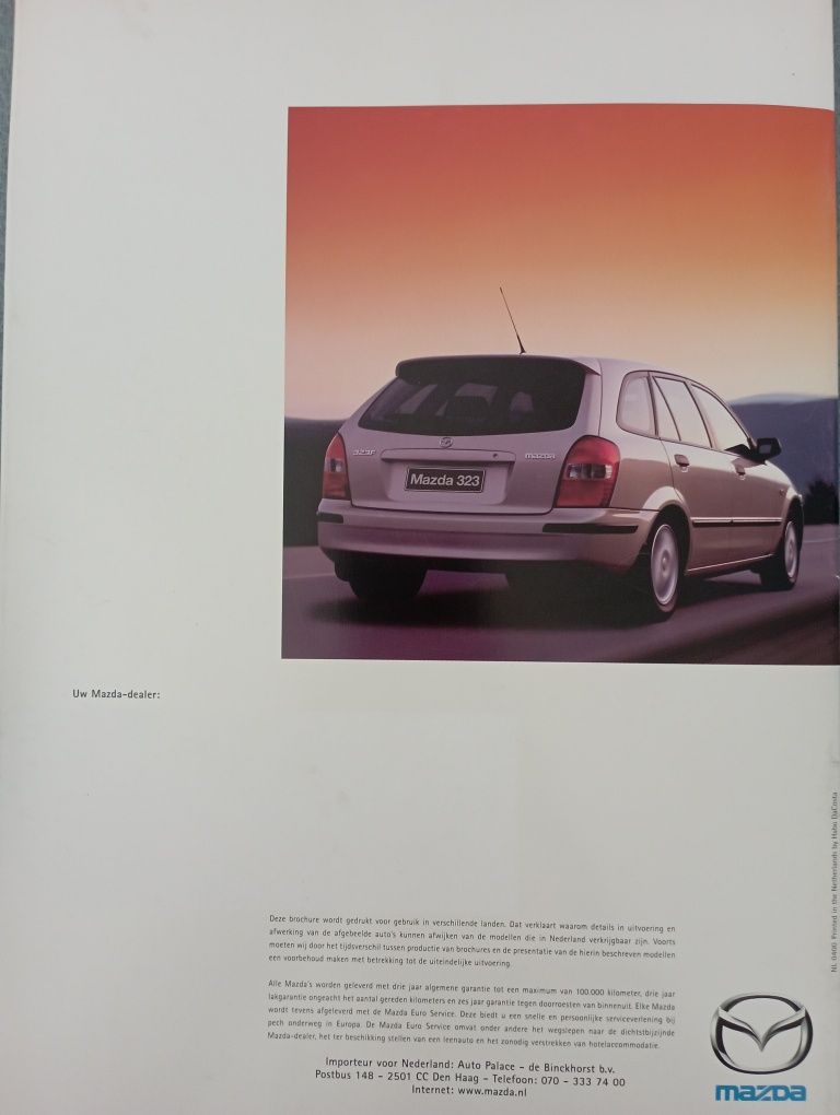 Catálogo Mazda 323F