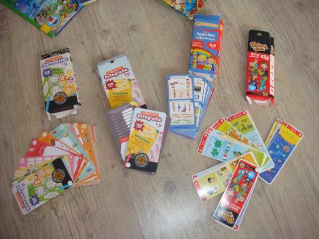 ksiazki gry zabawki edykacyjne 5+ zestaw Kapitan Nauka angielski Nela