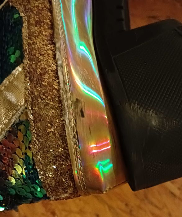 Botki z cekinami, jedyne i niepowtarzalne! Idealne na jesień