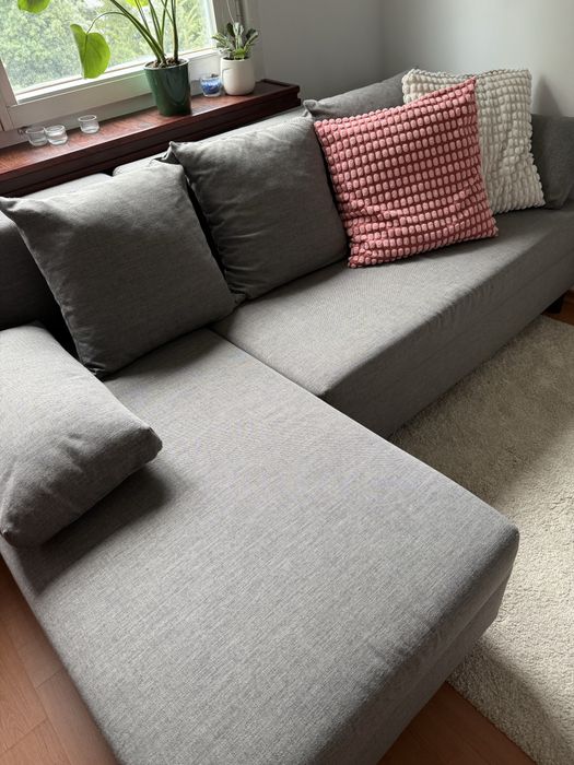 Narożnik ikea z funkcją spania