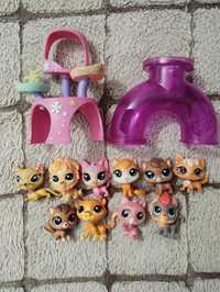 Figurki LPS Littlest Pet Shop 10szt + dodatki