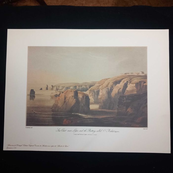 Gravura da costa de Lagos