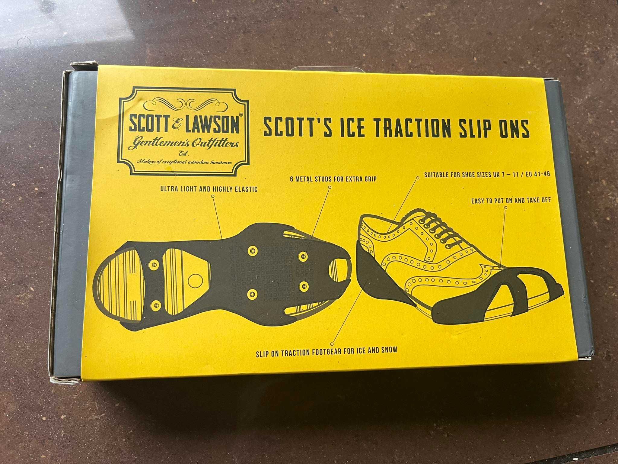 Antypoślizgowe nakładki na buty Scott's ice traction slip ons