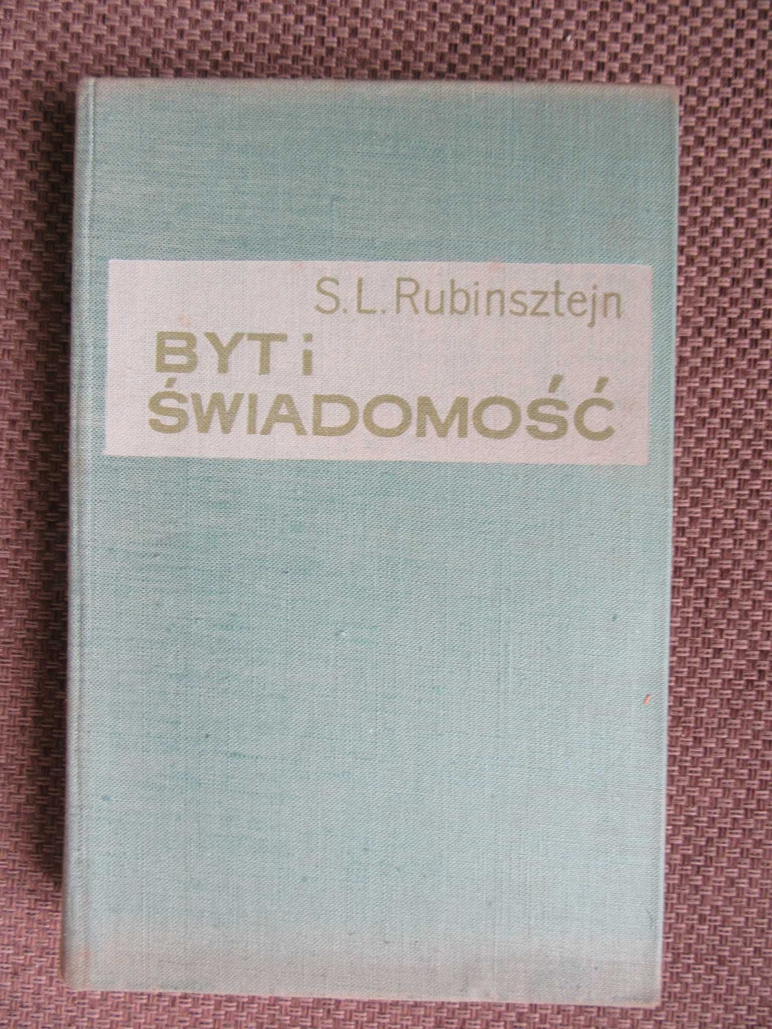 Byt i świadomość  S. L. Rubinsztejn  z 1961r