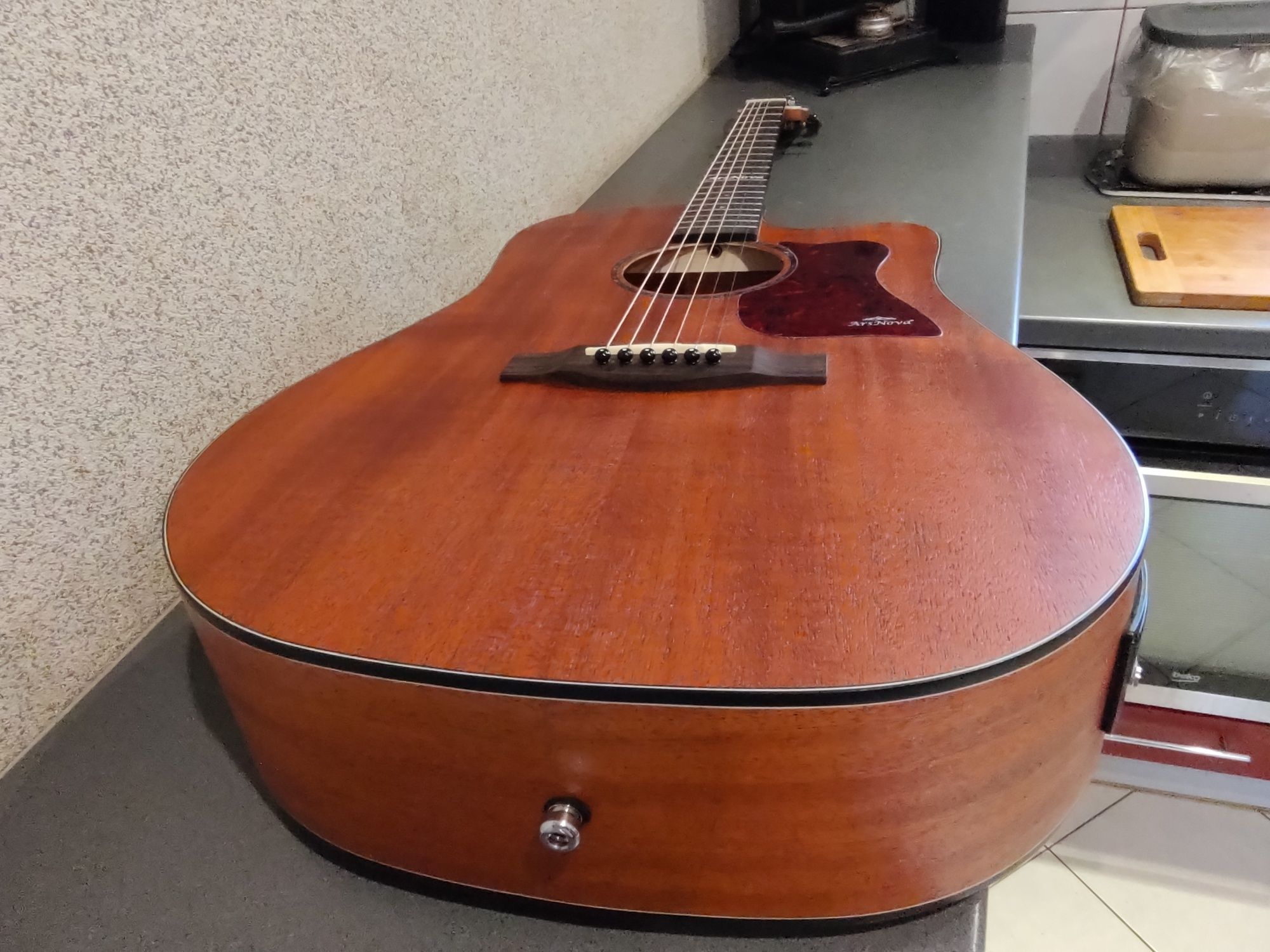 NOWA ArsNova AN-450 CEQ M gitara elektroakustyczna All mahogany !!