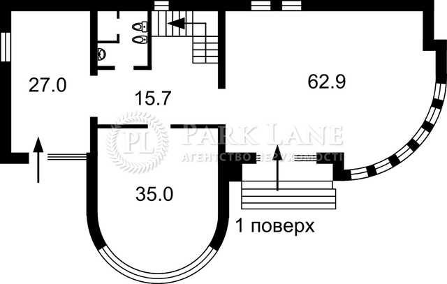 Аренда дома под Офис. Метро Славутич 5 минут.  Опенспейс. Кабинеты