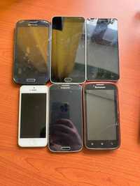 6 телефонів iPhone 5 Samsung Meizu під відновлення на запчастини