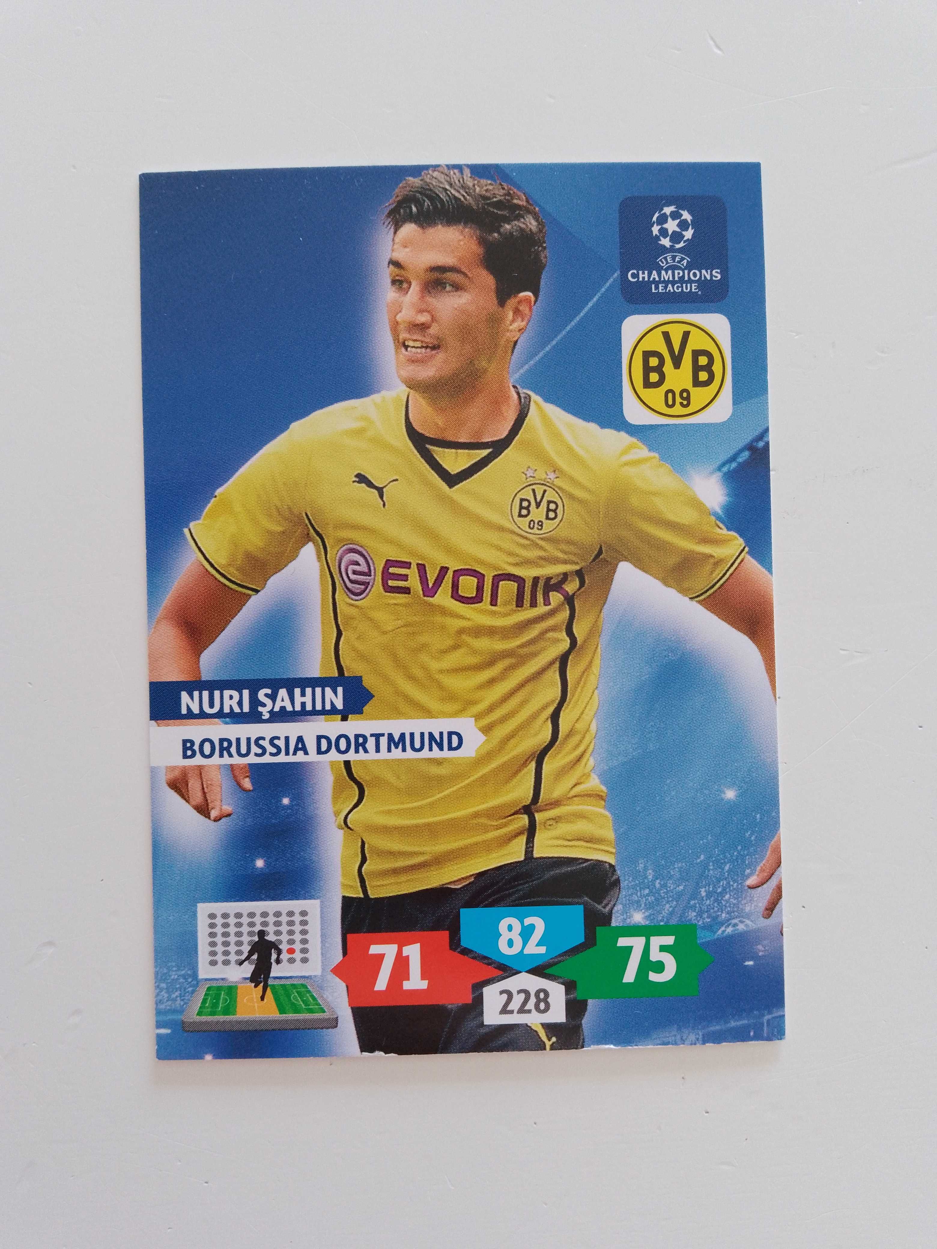 Nuri Şahin (Base card) Borussia Dortmund Champions League 2013/14