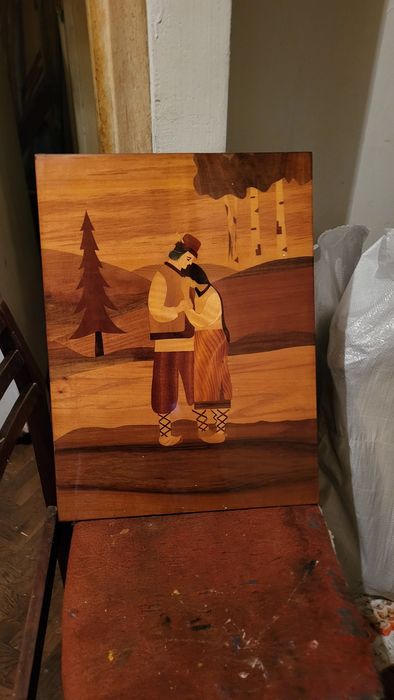 Картина інкрустована деревом
