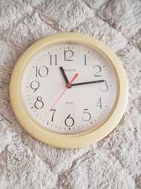 Zegar ścienny quartz westclox z dużymi czarnymi liczbami clock house
