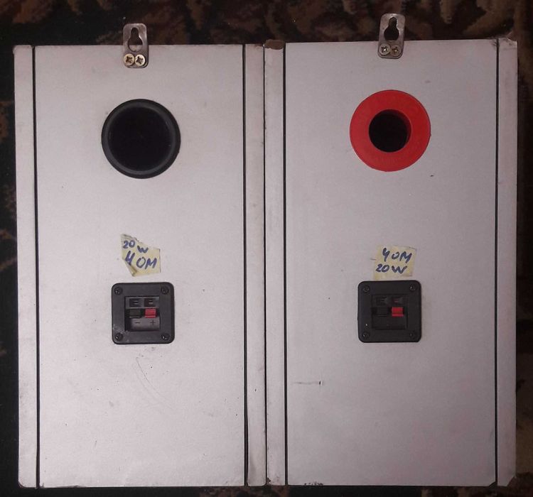 Колонки мониторные  с пъезоэлектрическими твиттерами.