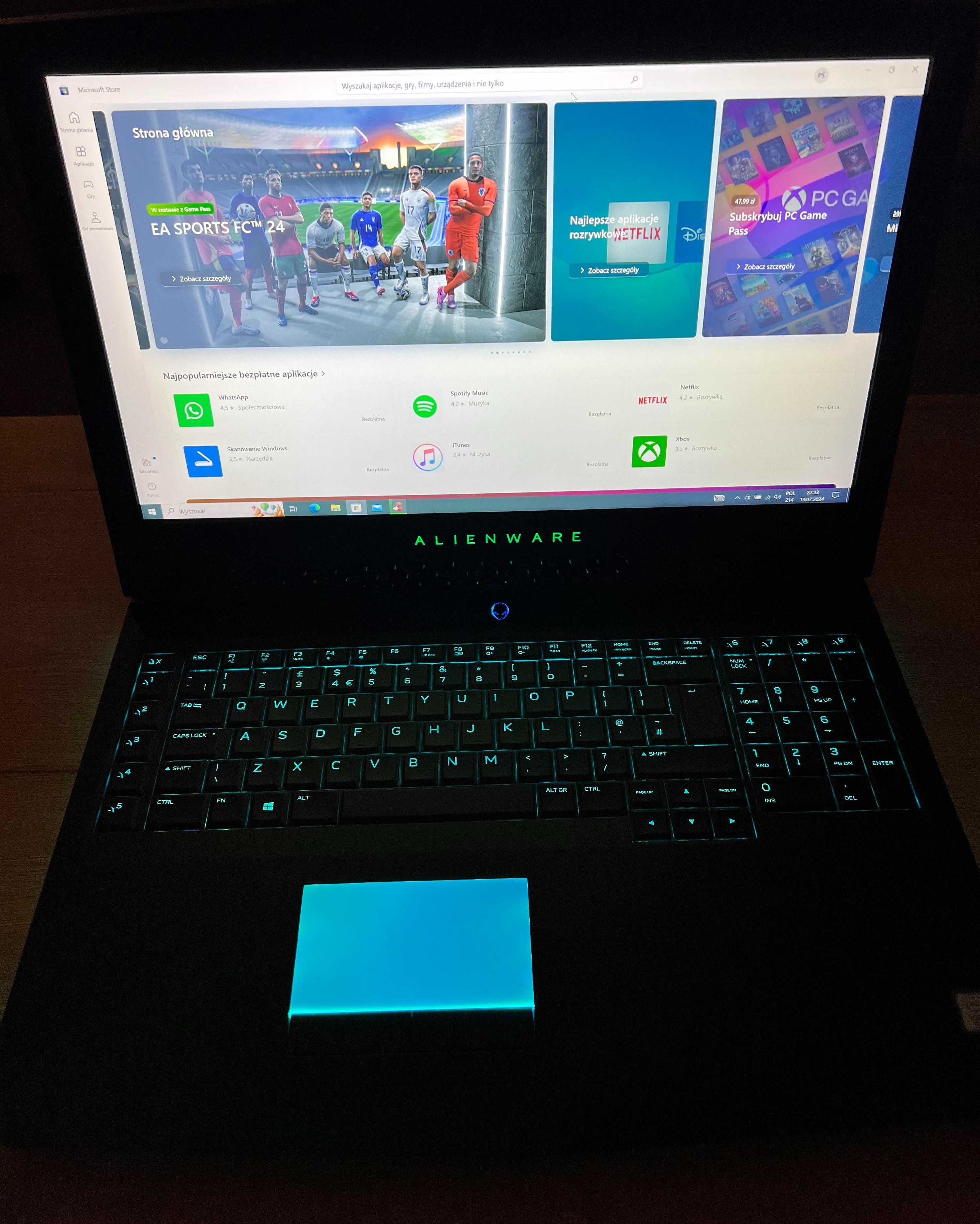 Laptop Dell Alienware 17 R4 17,3 " Intel Core i7 32 GB RAM / 1,5 TB