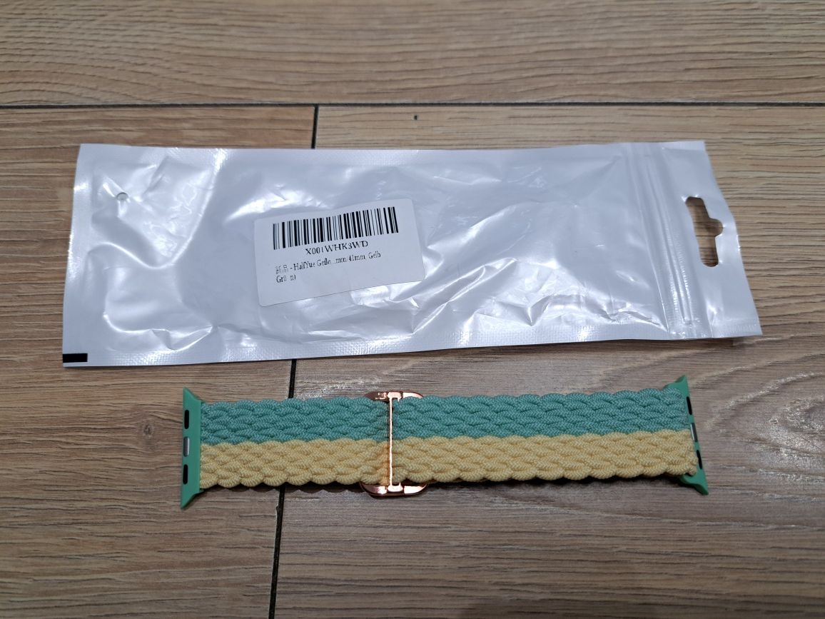 Pasek Apple do Apple Watch 38/40/41 mm beżowo-turkusowy