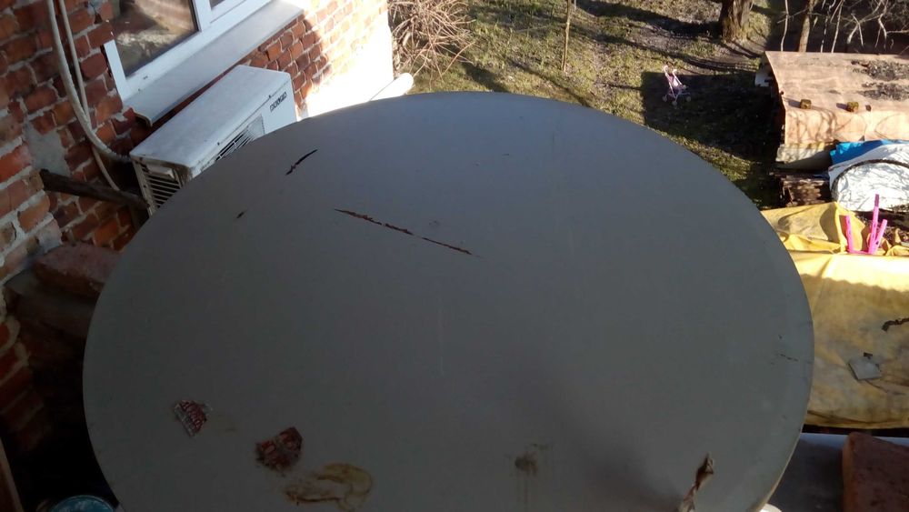 Стіл круглий з можливістю регулювання висоти, новий