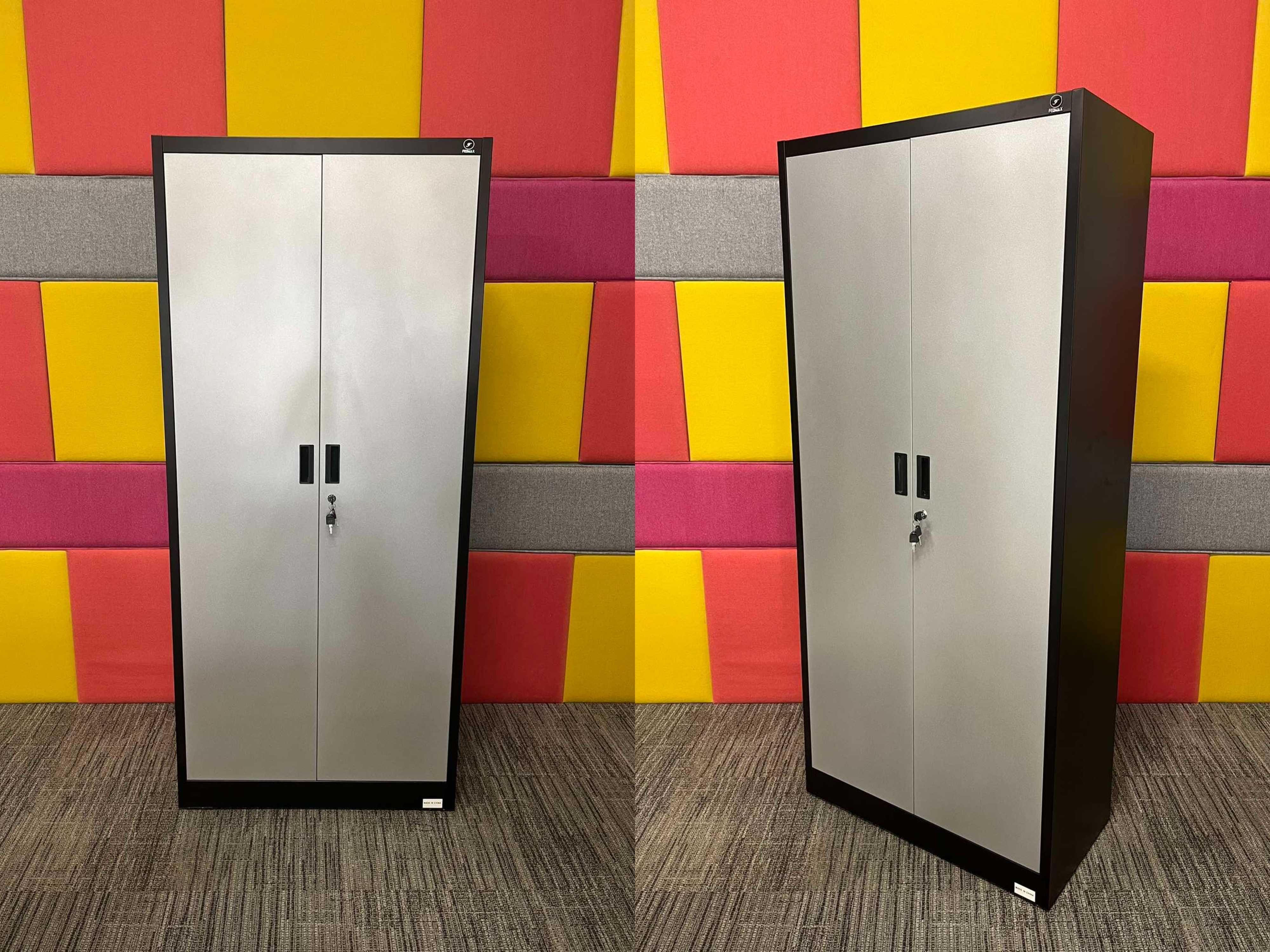 NOWA Szafa metalowa biurowa aktowa garażowa na dokumenty 180x80x40