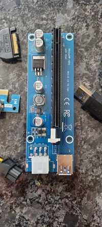 Riser card pci-e 1x-16x karta rozszerzeń GPU