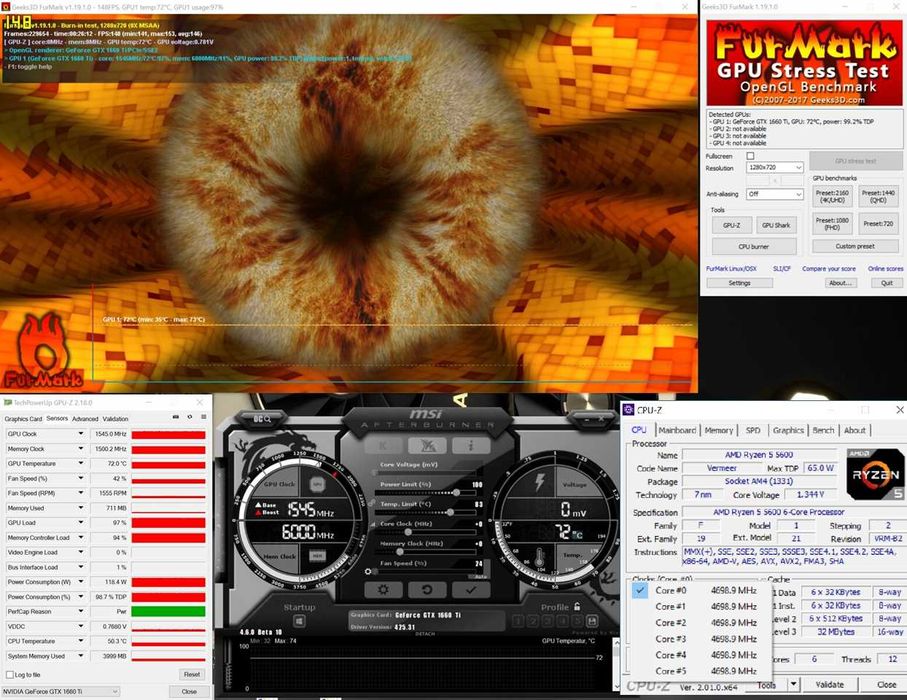 Komputer gamingowy | Ryzen 5 5600 & Gtx 1660s | Gwarancja