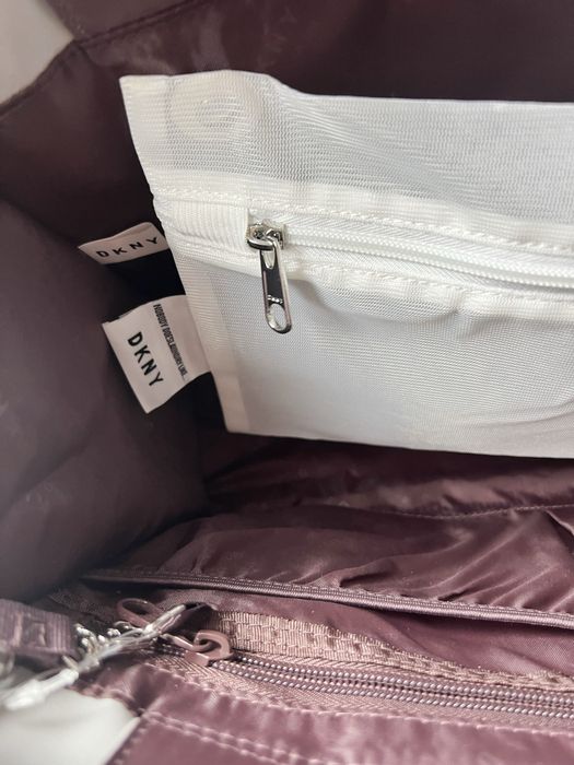 Сумка шопер DKNY сріляста сіра