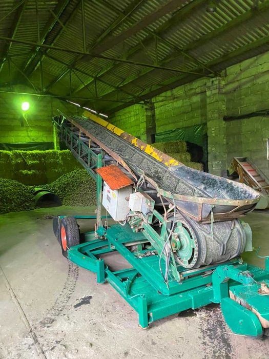 Pryzmownik dolnego zasypu Visser przenośnik taśmowy 12m  taśmociąg