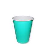 kubek papierowy 240ml turkusowy 50szt $