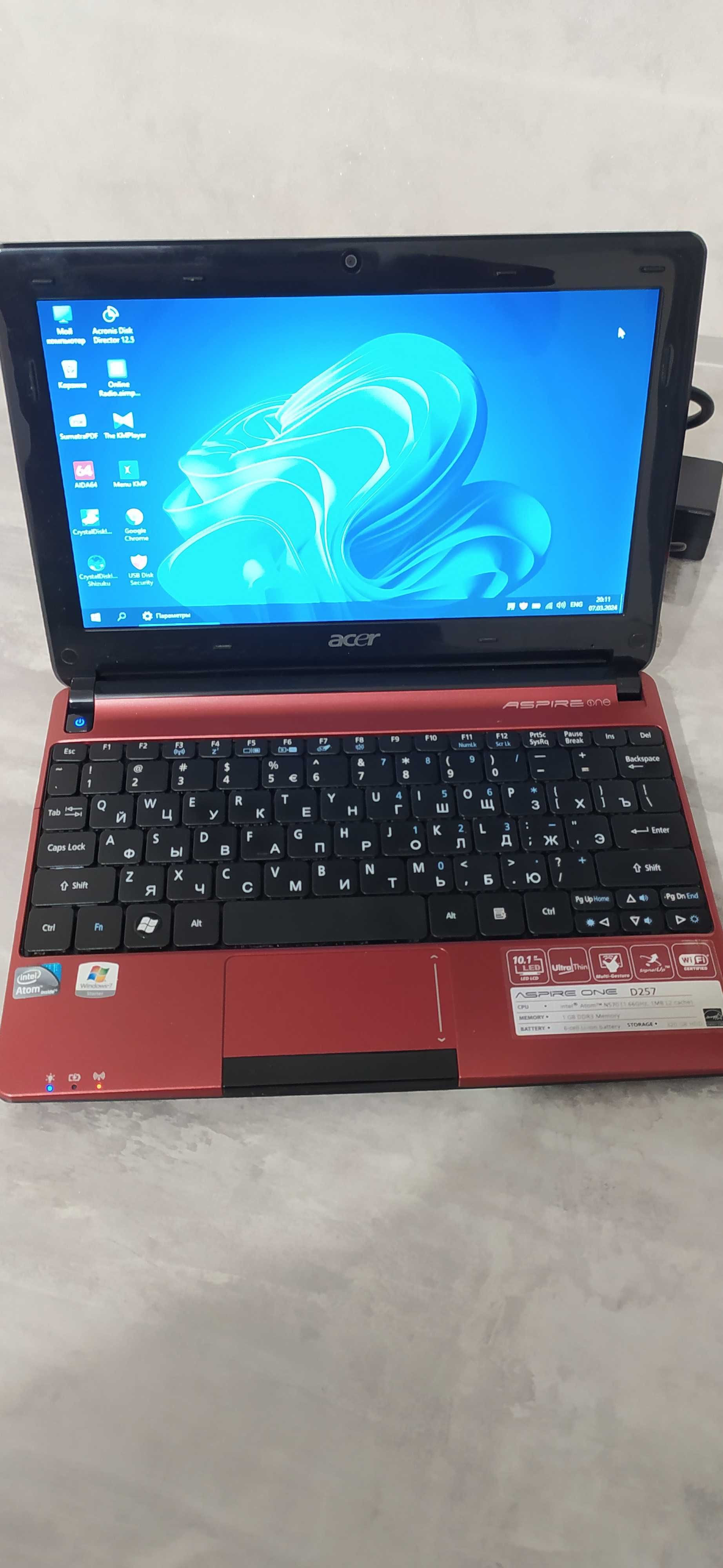 Нетбук Acer Aspire