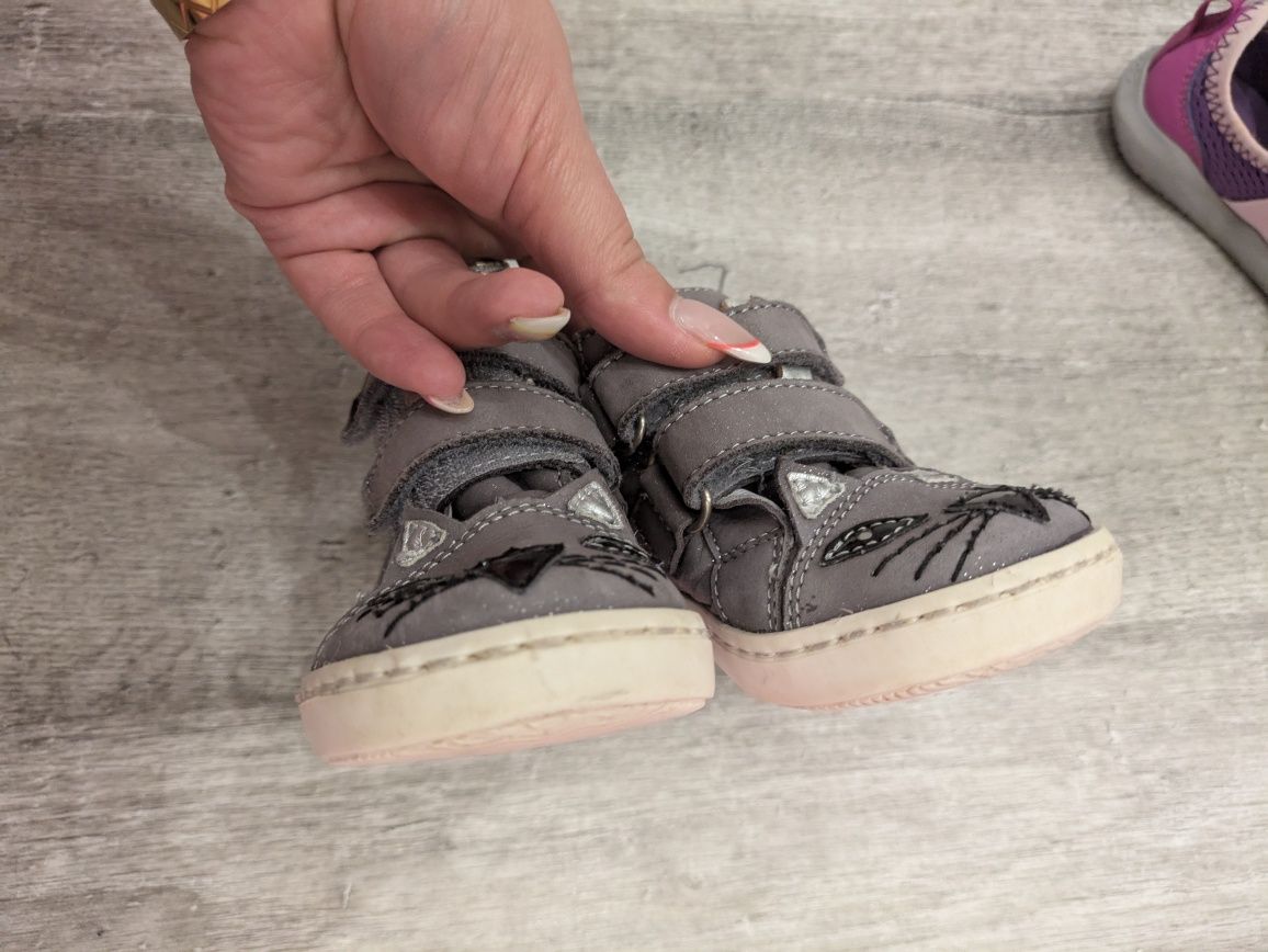 Trzewiki sneakersy zadbane mido noster skóra 22