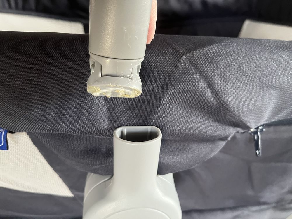 chicco babyhug 4w1 air ciemnoszare łóżeczko kołyska