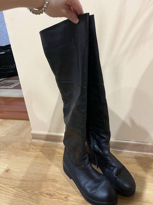 Чоботи зимові шкіряні 38 розмір