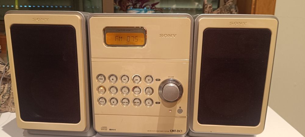 Aparelhagem Sony Sistema de Som Sony CMT-DC1 – Vintage/Retro Hi-Fi