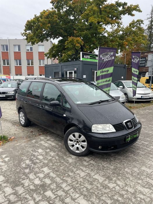 Seat Alhambra 1.9d// 130 KM//  hak// 7 osobowy// opłaty// 6 biegów//