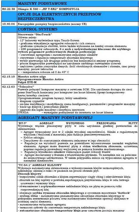 Okleiniarka SCM K560HP