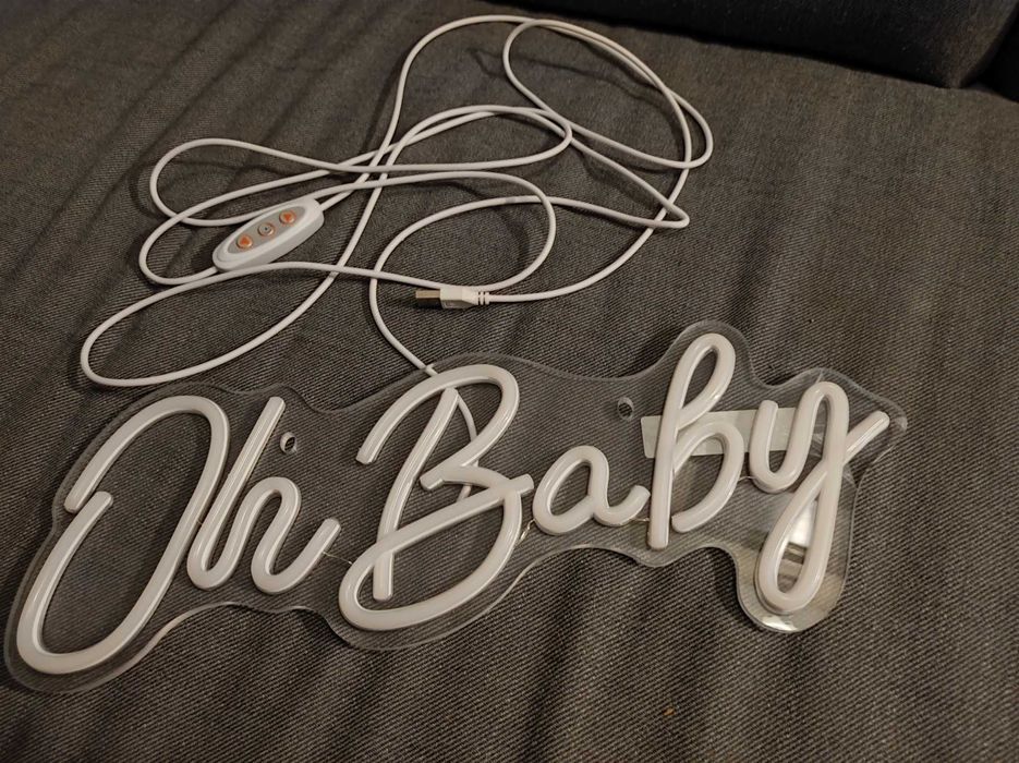 Napis LED Oh Baby