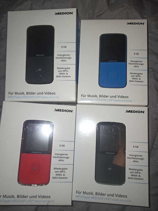 4 nowe odtwarzacze cena za sztukę