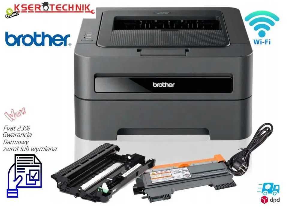 Brother HL 2270 DW - drukarka z Wi-Fi i USB / Duplex / Szybki druk