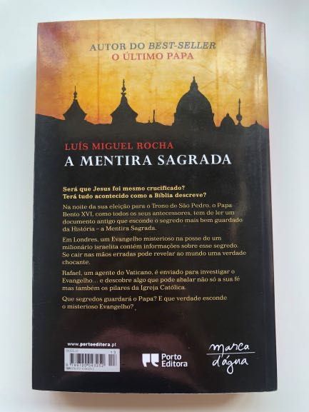"A Mentira Sagrada" do 1º Escritor Português no Top do New York Times