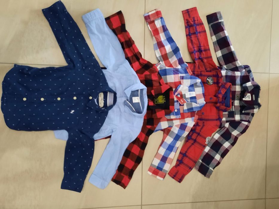 Koszule dla chłopca 6 szt
