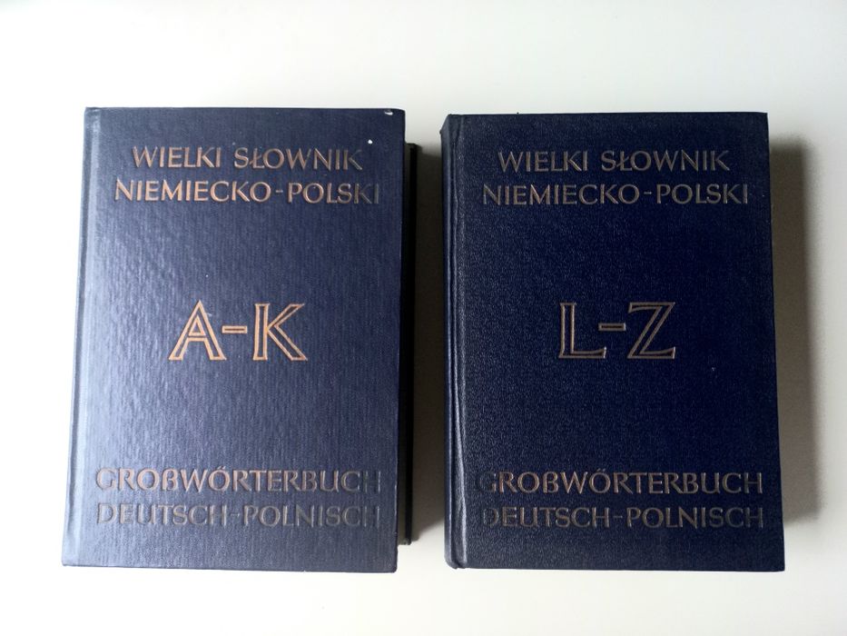 2x Wielkie Słowniki Niemiecko-Polskie (A-K, L-Z)