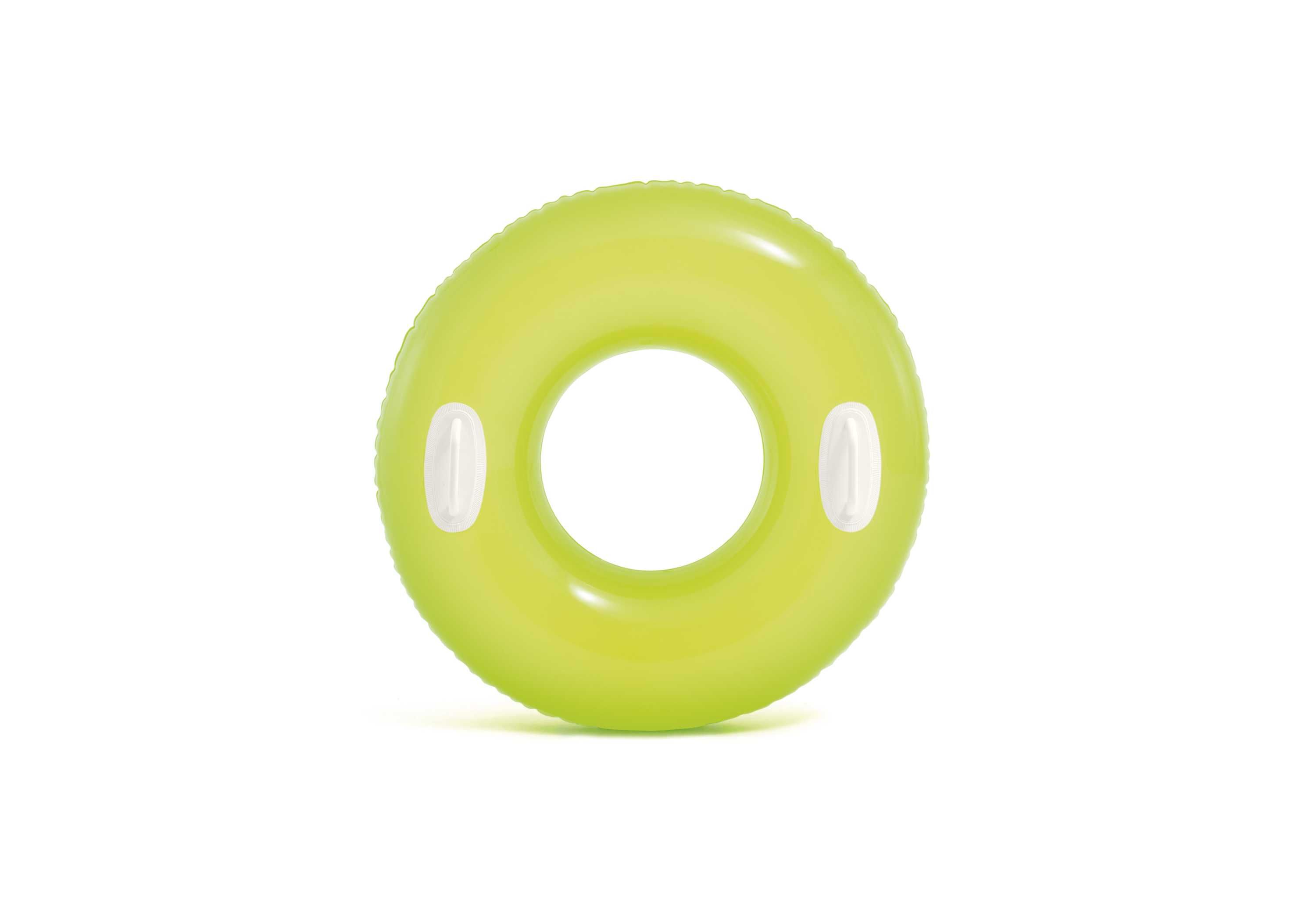 Koło dmuchane do pływania neonowe 76 cm z uchwytami INTEX 59258
